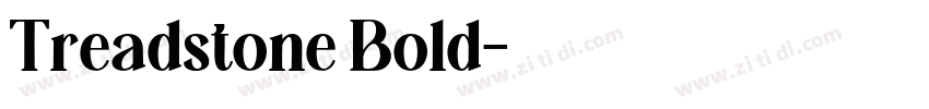 Treadstone Bold字体转换 Treadstone Bold字体转换